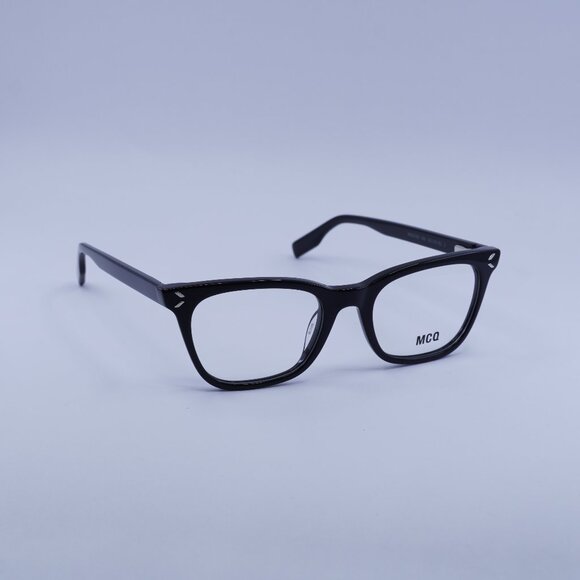 McQ by Alexander McQueen MQ0379O 001 Eyeglasses Black 50mm Square Frame - Picture 1 of 9